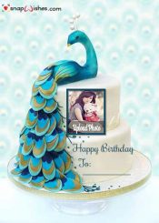 Beautiful-Peacock-Birthday-Snap-Wish-Cake