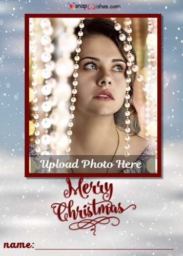 Christmas Photo Editor Online - Name Photo Card Maker