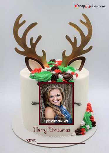 cute-reindeer-christmas-photo-cake-with-name