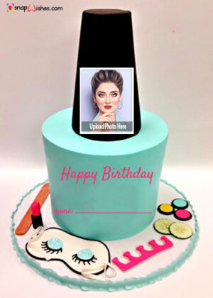 spa-party-birthday-cake-for-girl-with-name-and-photo-edit