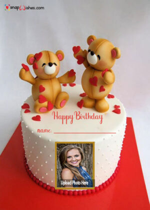 teddy-bear-birthday-cake-with-name-and-photo