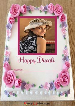 Happy-Diwali-Cake-with-Frame