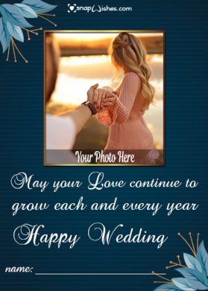Marriage-Wishes-Photo-Frame-with-Name