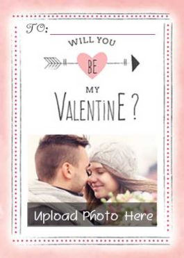 Will You Be My Valentine Photo Card Maker - Create Unique Birthday ...