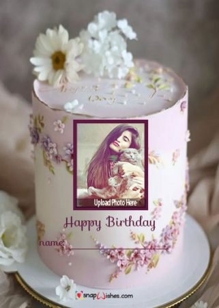 Beautiful Birthday Cake with Name and Photo Edit - Birthday Cake With ...