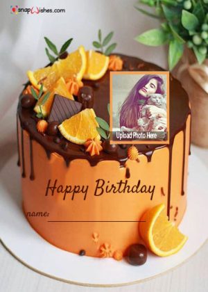 birthday wishes cake edit name and photo