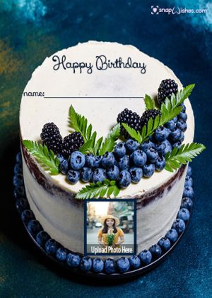 create image of birthday cake with name and photo online free