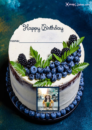 create image of birthday cake with name and photo online free