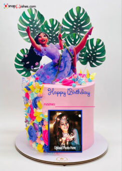 Disney Encanto Birthday Cake With Name And Photo Edit - Create Unique 