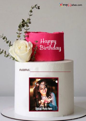 Happy Birthday Chocolate Cake with Name Edit Photo - Birthday Cake With ...