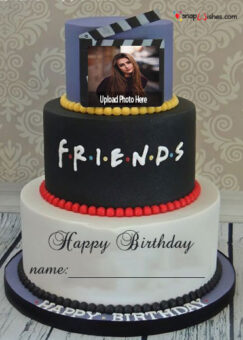 Friends Themed 30th Birthday Cake with Name and Photo - Create Unique ...