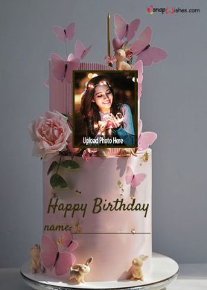 happy birthday cake with name and photo generator