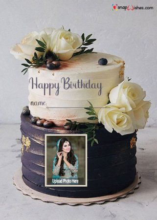 Happy Birthday Free Images Cake with Name and Photo Edit - Create ...