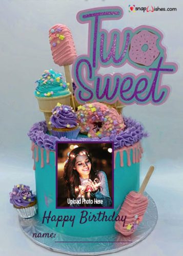 Happy Birthday Wishes Cake Name with Photo Upload Free - Create Unique ...