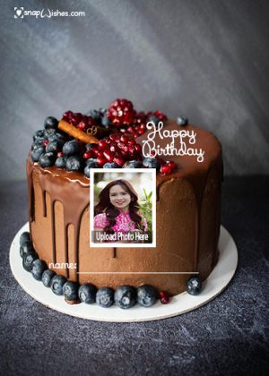 online birthday cake editing with name and photo