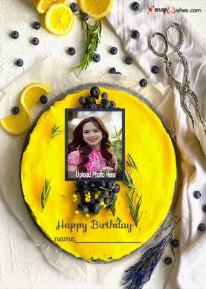 online birthday cake maker with name and photo generator
