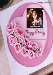 online birthday cake with name and photo