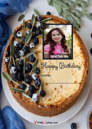 online happy birthday custom name cake picture with photo free download
