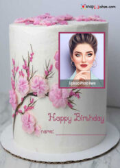 pink-flowers-birthday-photo-cake-with-name-maker