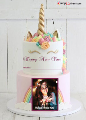 unicorn-happy-new-year-cake-with-name-and-photo