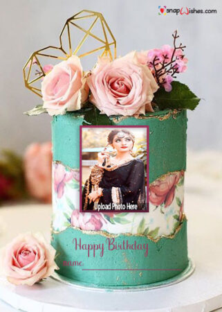 Photofunia Birthday Greetings Cake with Name and Photo - Birthday Cake ...